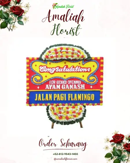 Sewa Papan Bunga campaka